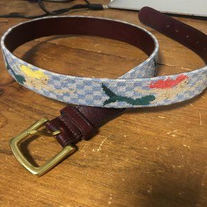 Mermaid Needlepoint Belt